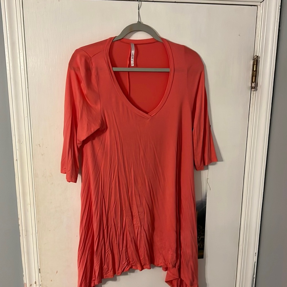 Peach Color, Boutique Tunic, brand - Lila California